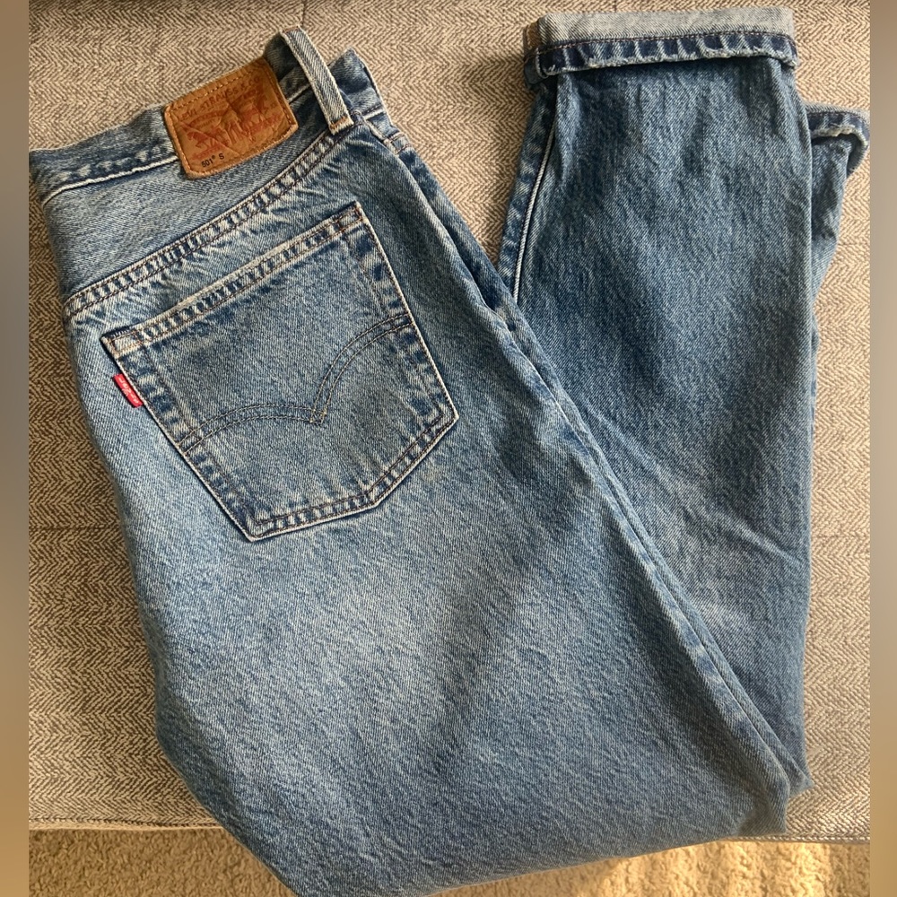 Womens 501 Levi Jeans